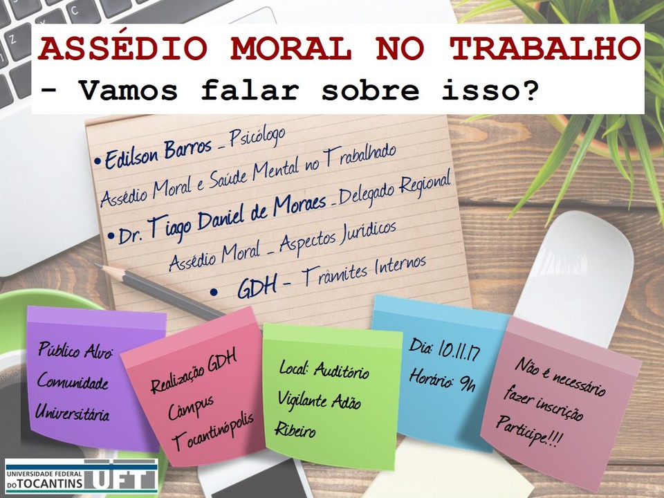 Seminário em Tocantinópolis - Assédio Moral