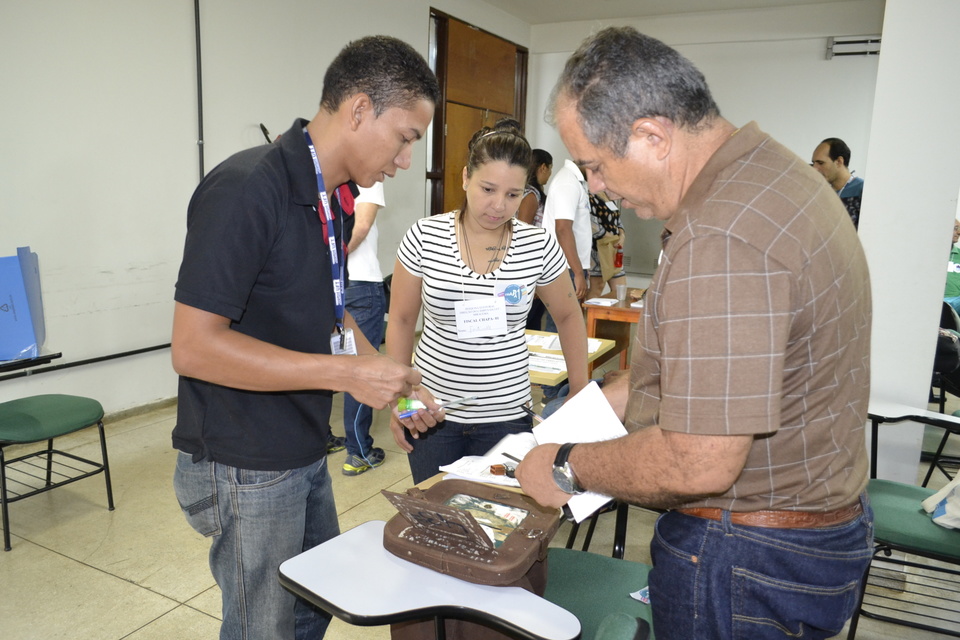 Mobilização começou cedo no auditório do câmpus (Foto: Rodrigo Mamédio/UFT Miracema)