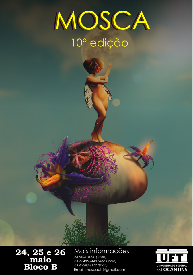 Cartaz X Mosca/UFT (Imagem: Divulgação)