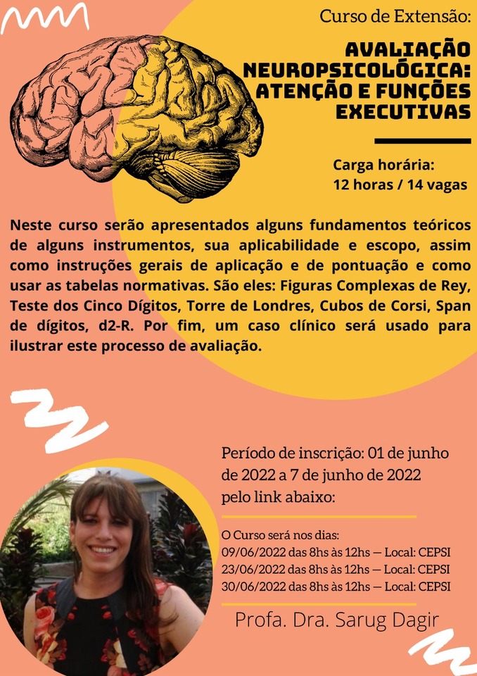 Curso de Extensão Avaliação Neuropsicológica