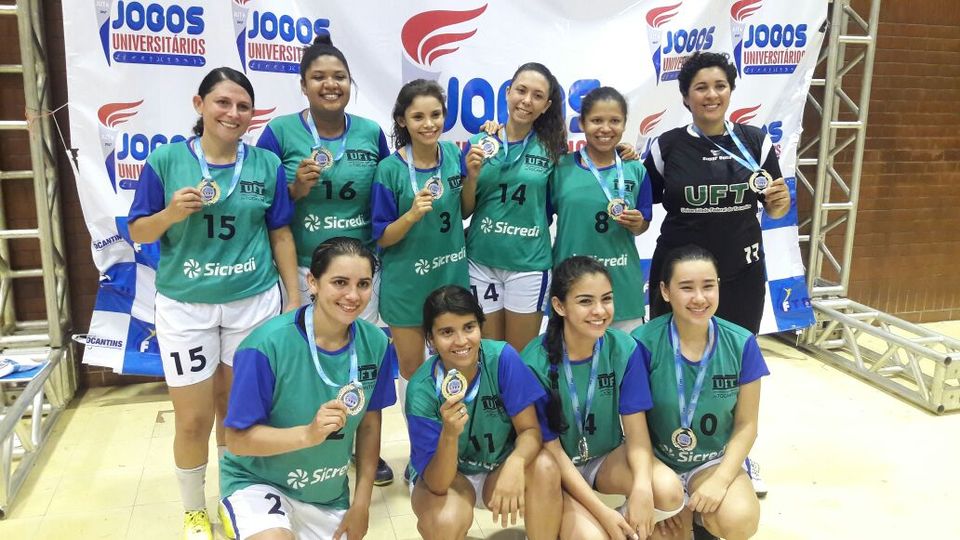 Time vencedor de Handebol Feminino. Foto Divulgação 
