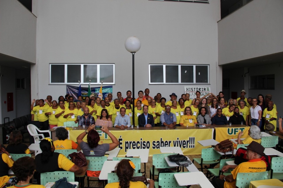 Aula inaugural da 2ª Turma da UMA em Porto Nacional (Foto: Fábio Almeida/Assessoria de Imprensa UMA)