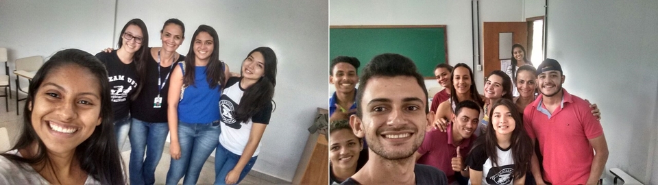 Novos bolsistas do PET de Zootecnia, do Câmpus da UFT em Araguaína e a professora tutora, Ana Cláudia, ao centro (Foto: Ana Cláudia Gomes Rodrigues Neiva/Arquivo Pessoal)
