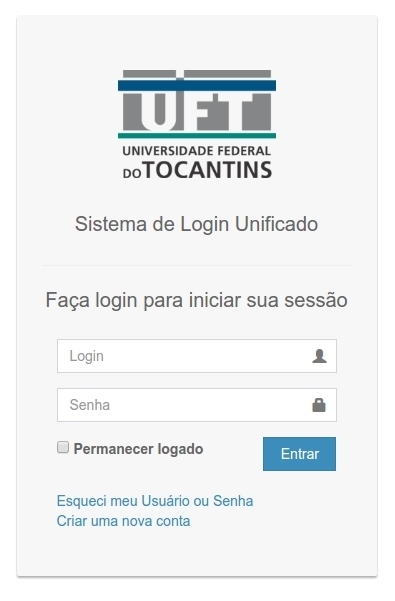 Tela de login