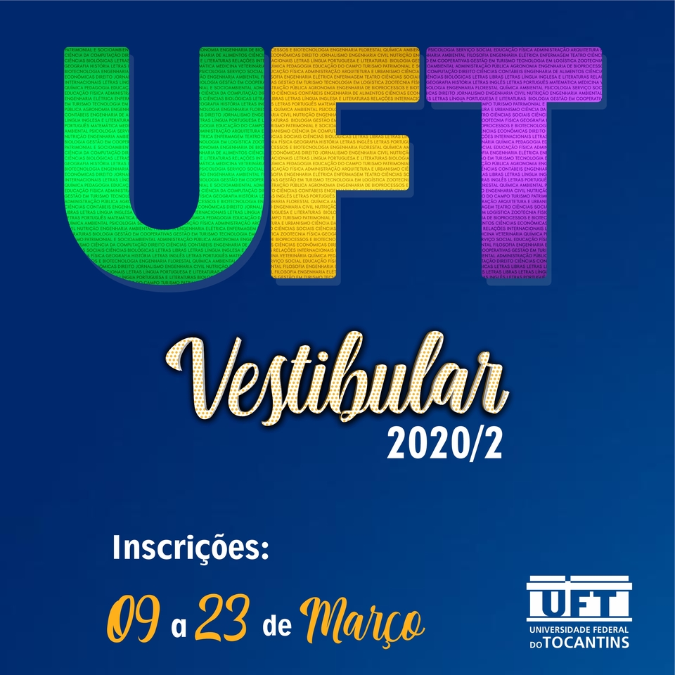 Vestibular 2020/2 (Arte: Job/Sucom)