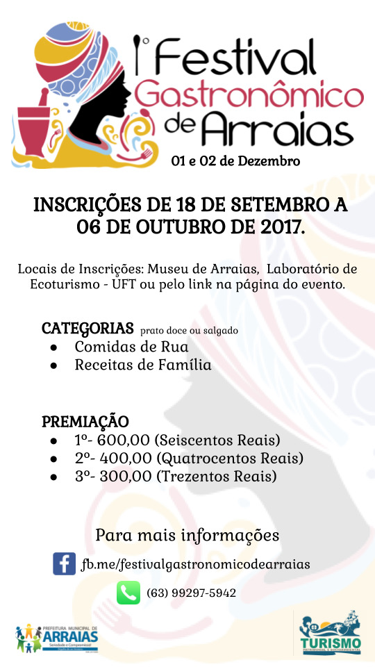 I Festival Gastronômico de Arraias