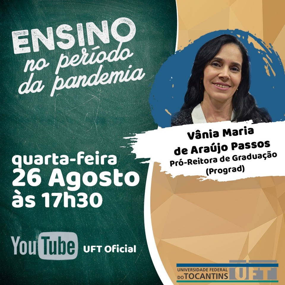 Live #2 - Ações da UFT na Pandemia (Prograd)