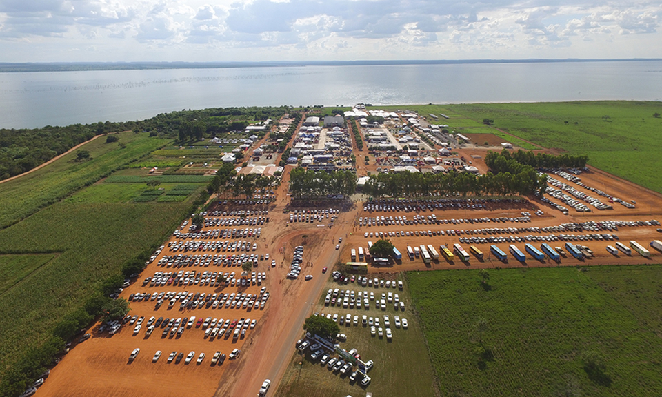 Foto aérea área da Agrotins 2017  (Foto: Divulgação Governo do Tocantins)