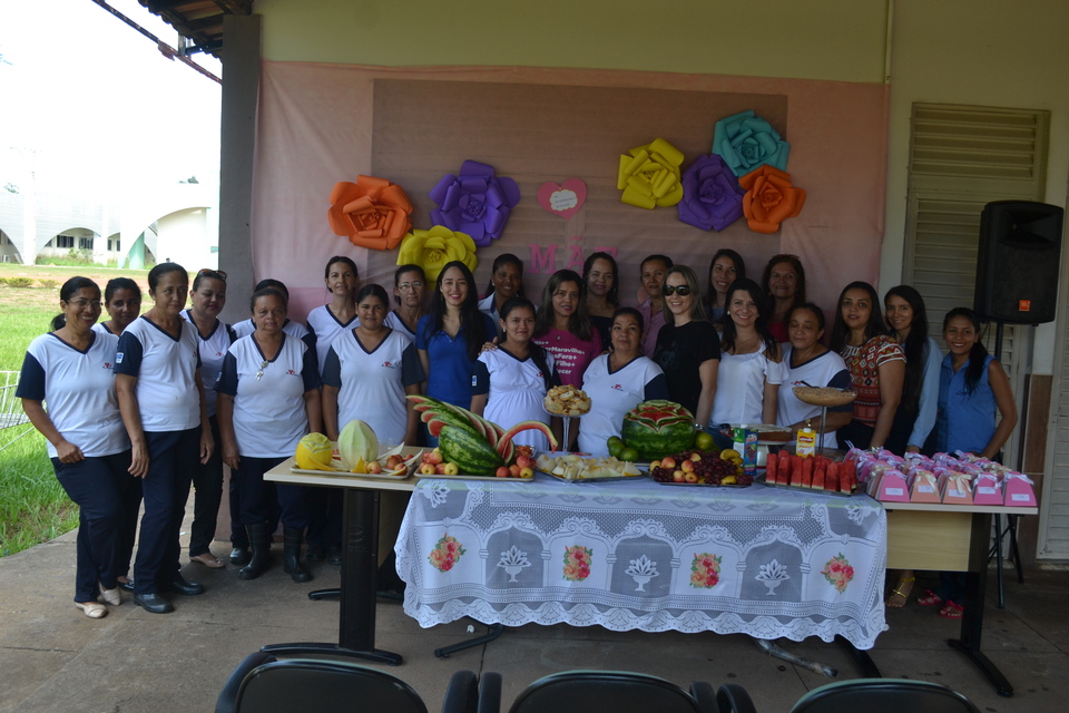 Mães participantes da comemoração em Gurupi (Foto: João Luz/Divulgação)