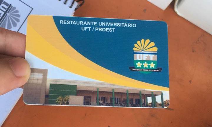 Novo cartão para uso no Restaurante Universitário (Foto: Divulgação/Proest)
