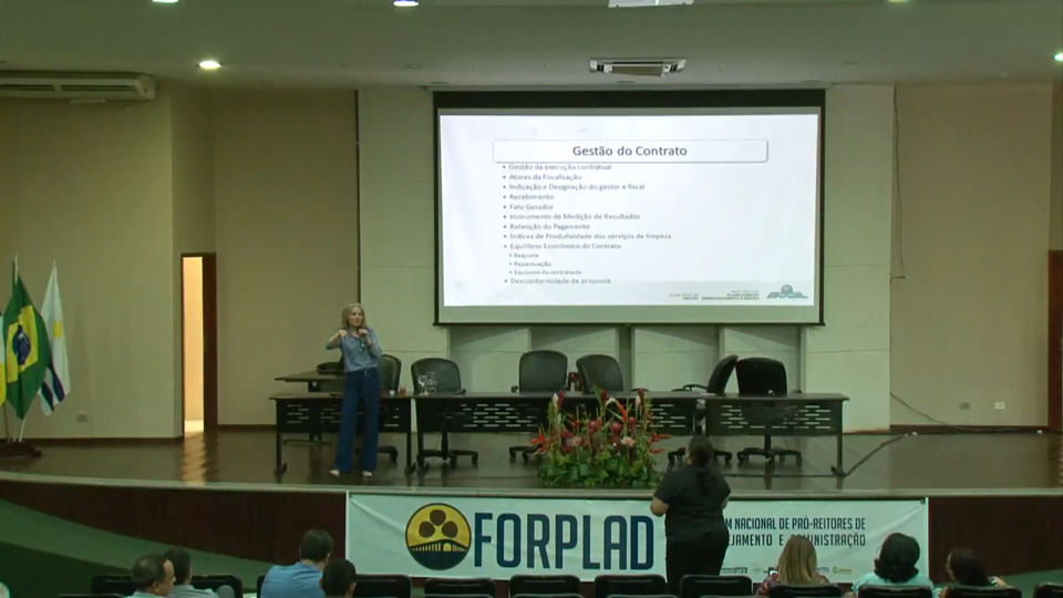 Discussões do GT de Administração ocorreram no Cuica (Foto: Reprodução Youtube UFT oficial)