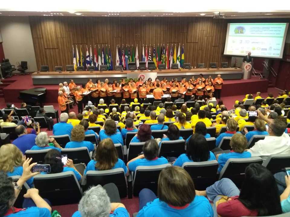 Abertura do Fórum Nacional de Envelhecimento (Foto: Divulgação/UMA)