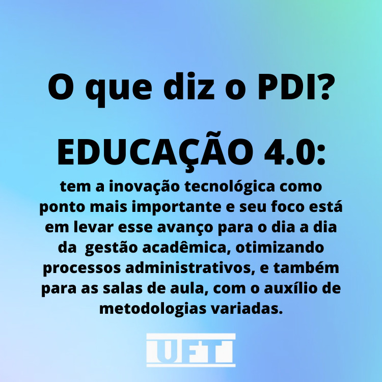 O que diz o PDI