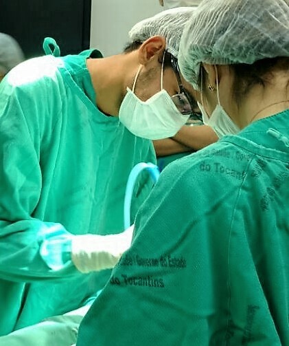 Fellipe Camargo em atividade prática (Foto_arquivo pessoal)