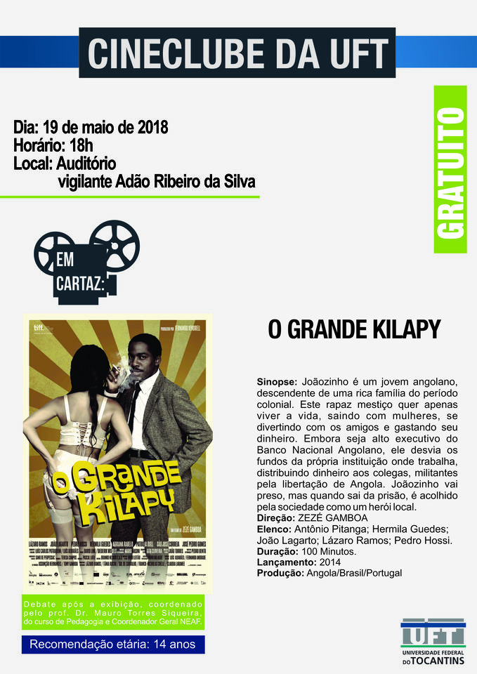 Cartaz Cineclube - O Grande Kilapy