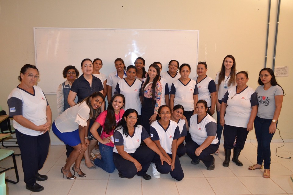 Seminário envolveu mulheres da equipe de limpeza do câmpus de Gurupi (Foto: Divulgação)