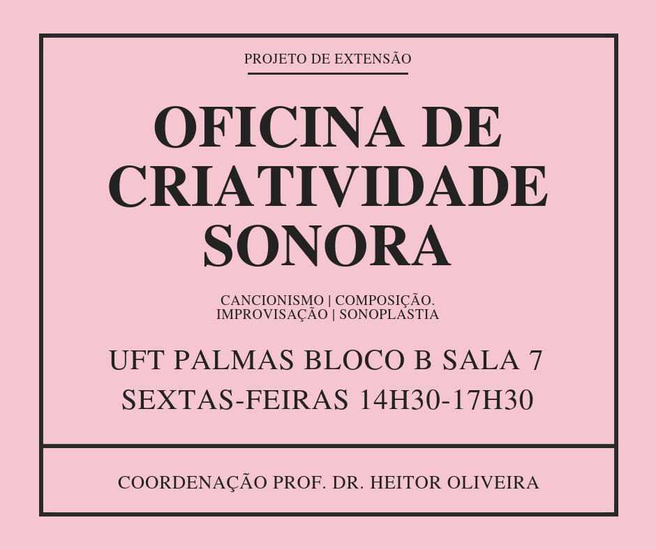 Oficina de Criatividade Sonora