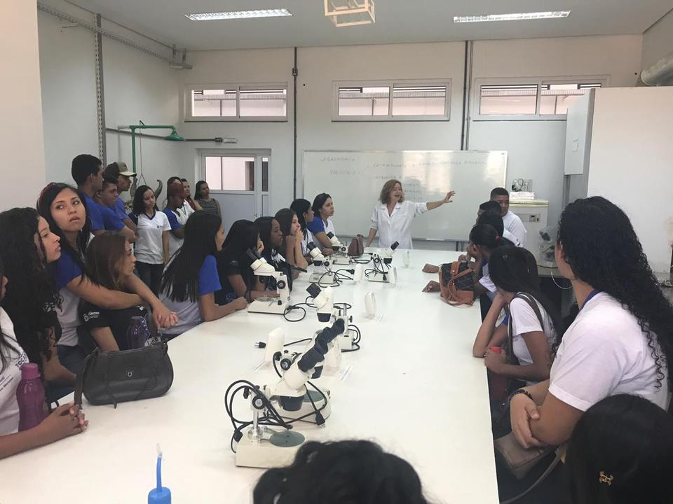 Visita dos alunos de escolas estaduais ao Câmpus de Gurupi (foto: divulgação)