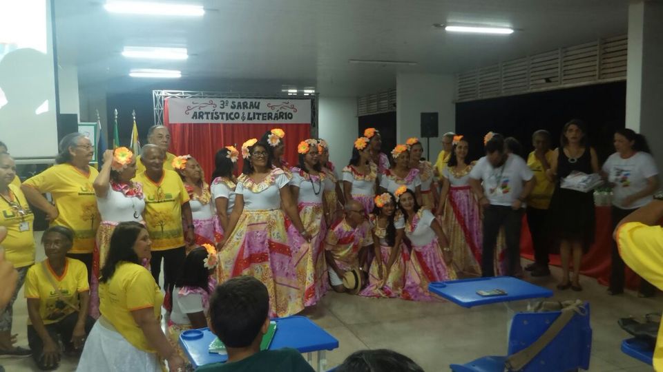 Integrantes da UMA durante apresentação em Araguaína (Foto: Divulgação)