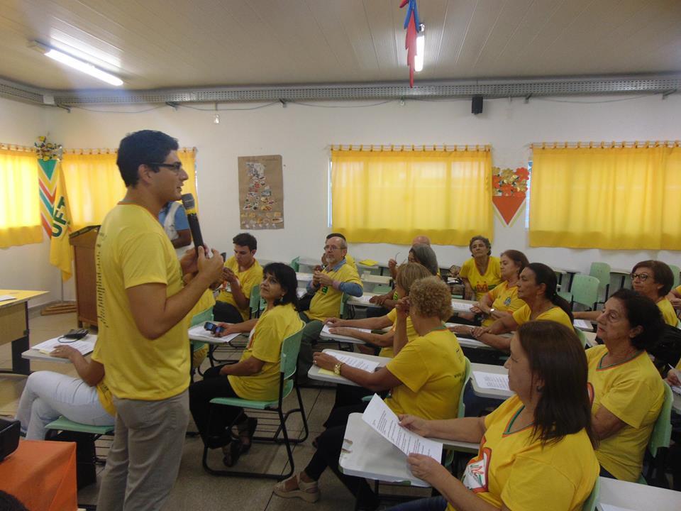 Professor Luiz Sinésio em sala de aula na UMA. Foto_Arquivo Pessoal