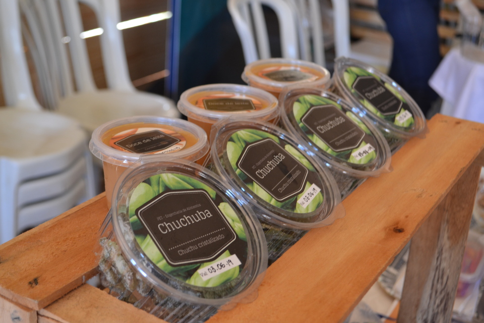 Chuchuba é um dos produtos que estão expostos na Agrotins, no estande da UFT (Foto: Gihane Scaravonatti/Sucom)