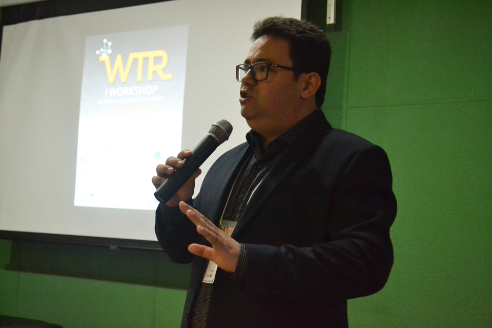 Superintendente de Tecnologia, Juliano Rios fala sobre o evento Foto Elini Oliveira/Sucom