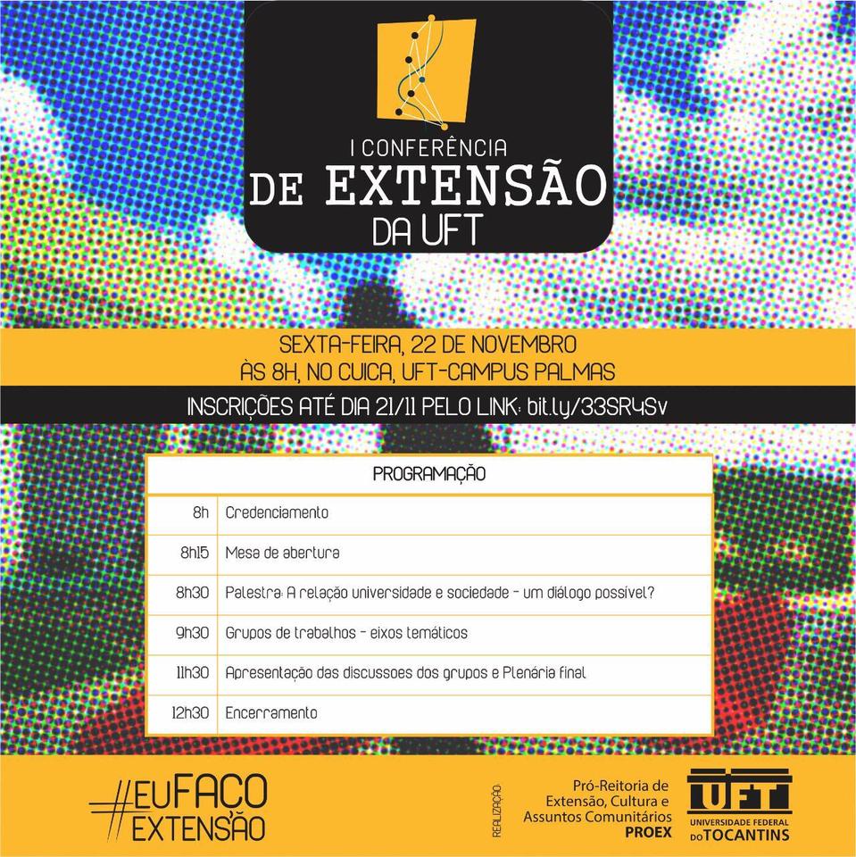 Programação - I Conferência de Extensão da UFT