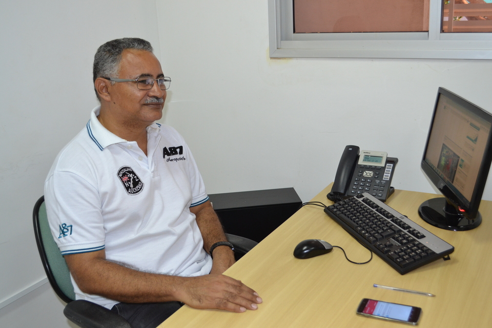 Professor Coordenador do curso de Engenharia Alimentos, Itamar Souza Reges. Foto_João Batista Araújo