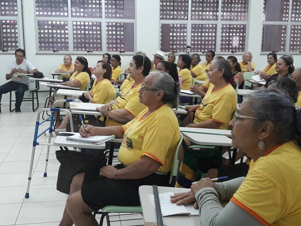 Acadêmicos da Universidade da Maturidade (UMA) em Araguaína (Foto: Divulgação/UMA Araguaína)