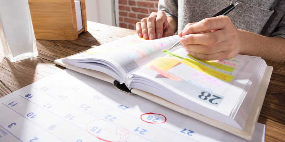 Planejamento de agenda (meramente ilustrativa/web)