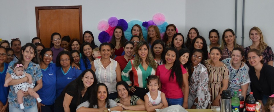 Em Gurupi, mulheres participaram de um café da manhã promovido pela Direção do Câmpus (Foto: Rebeca Fernandes/Divulgação)