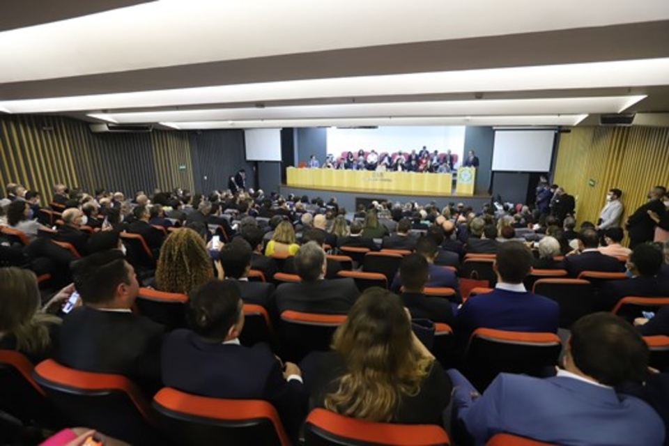 Cerimônia para entrega do Selo ocorreu na sede do Conselho Federal da OAB, em Brasília, na última quarta-feira (16) (Foto: Divulgação OAB)