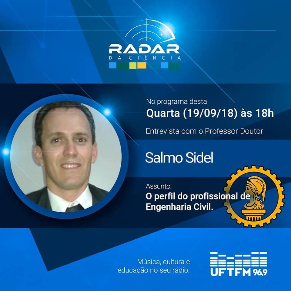 O professor Salmo Sidel é o convidado desta semana no Radar (Foto: Divulgação)