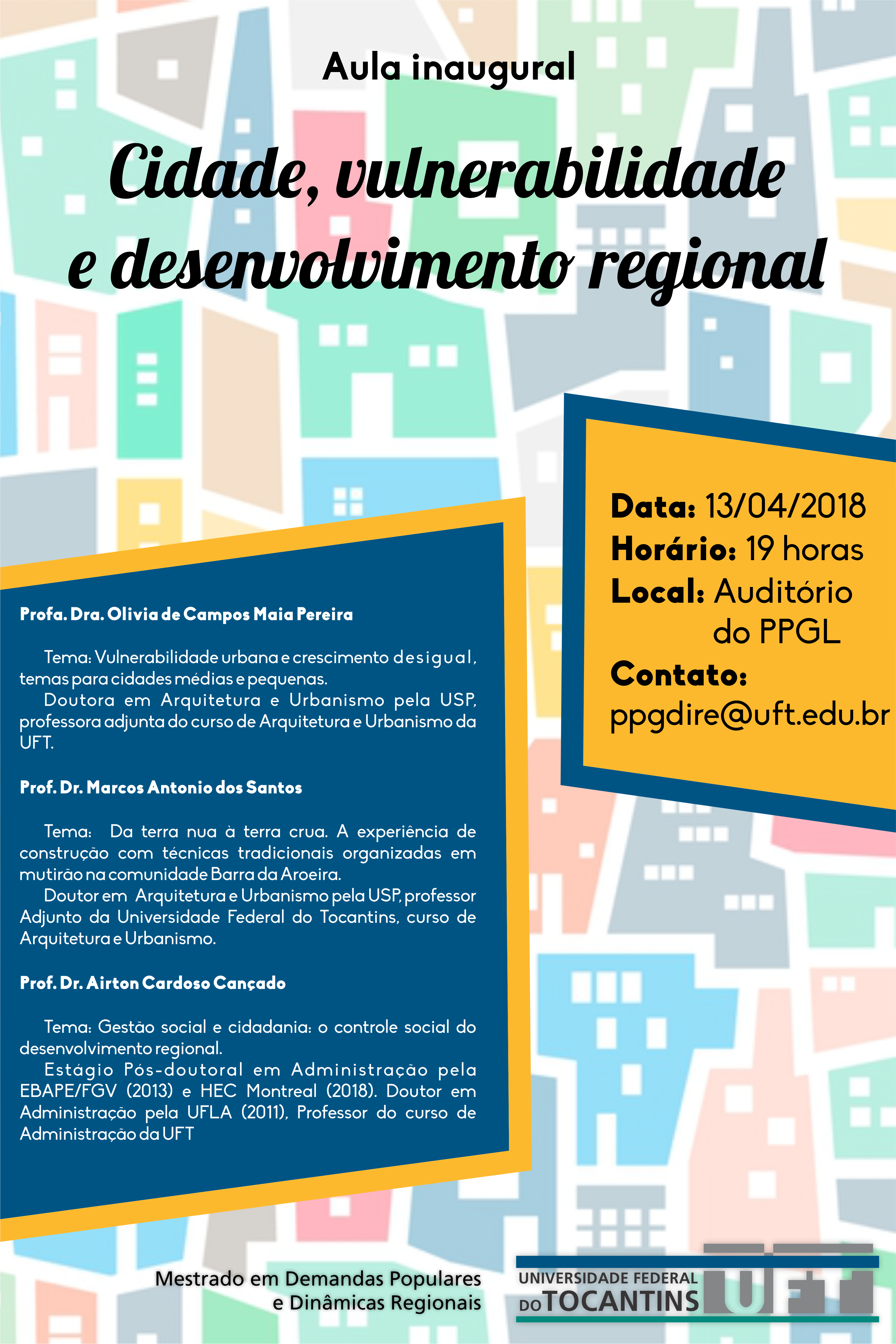 Participe da aula inaugural do Mestrado em Administração