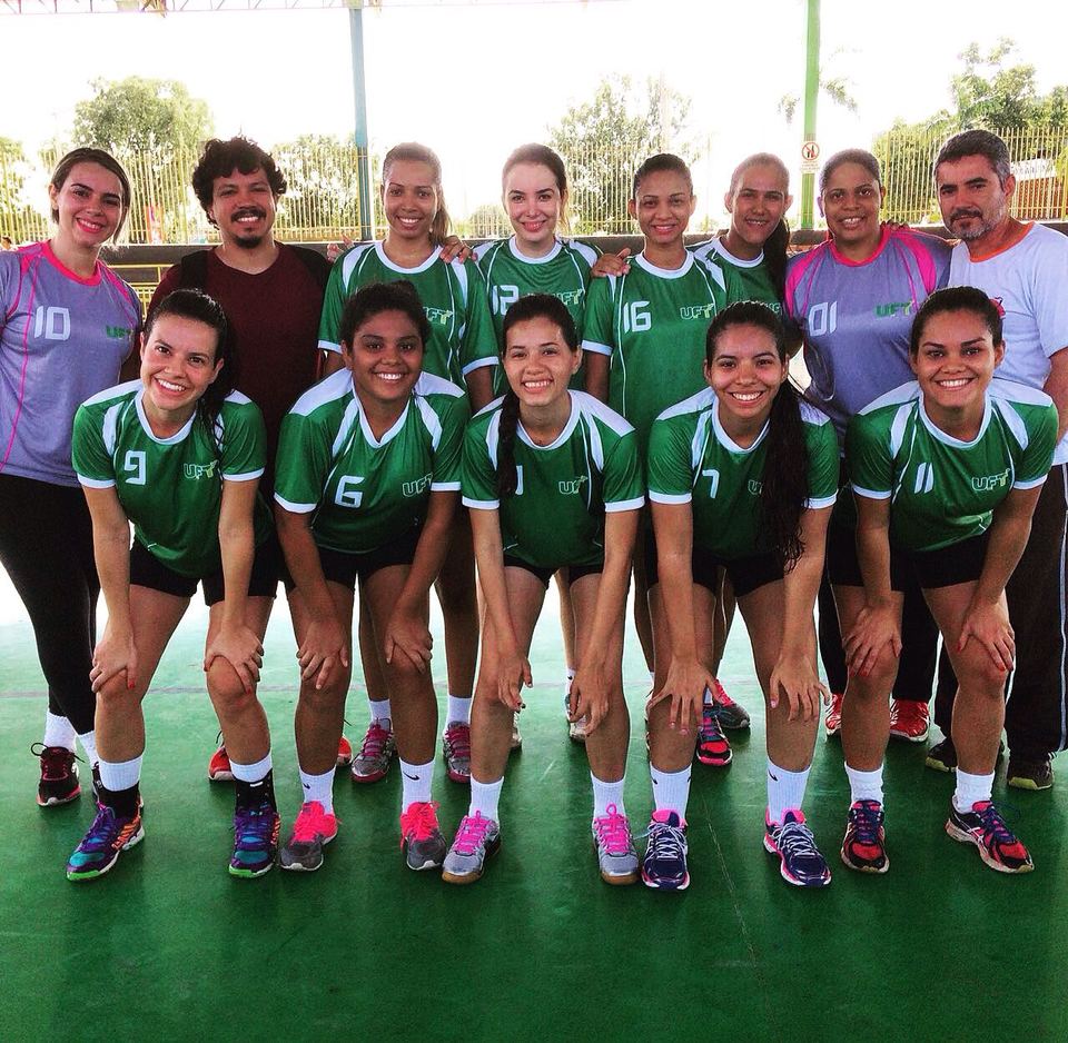 Time de Handeboll feminino da UFT (Foto Divulgação) 