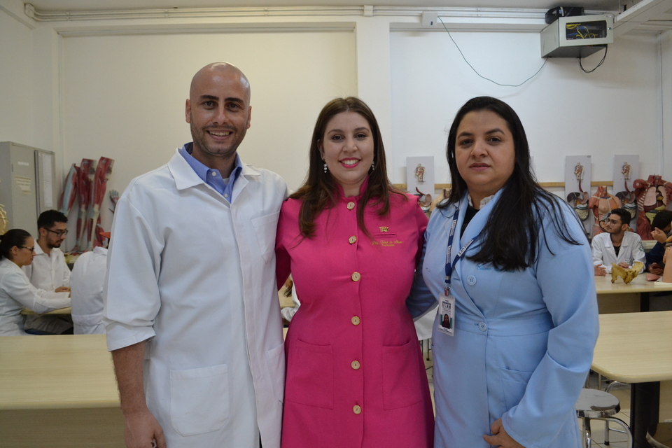 Victor Nepomuceno, Tainá de Abreu e Ediana Silva, alguns dos idealizadores do projeto. (Foto: Vinícius Venâncio)