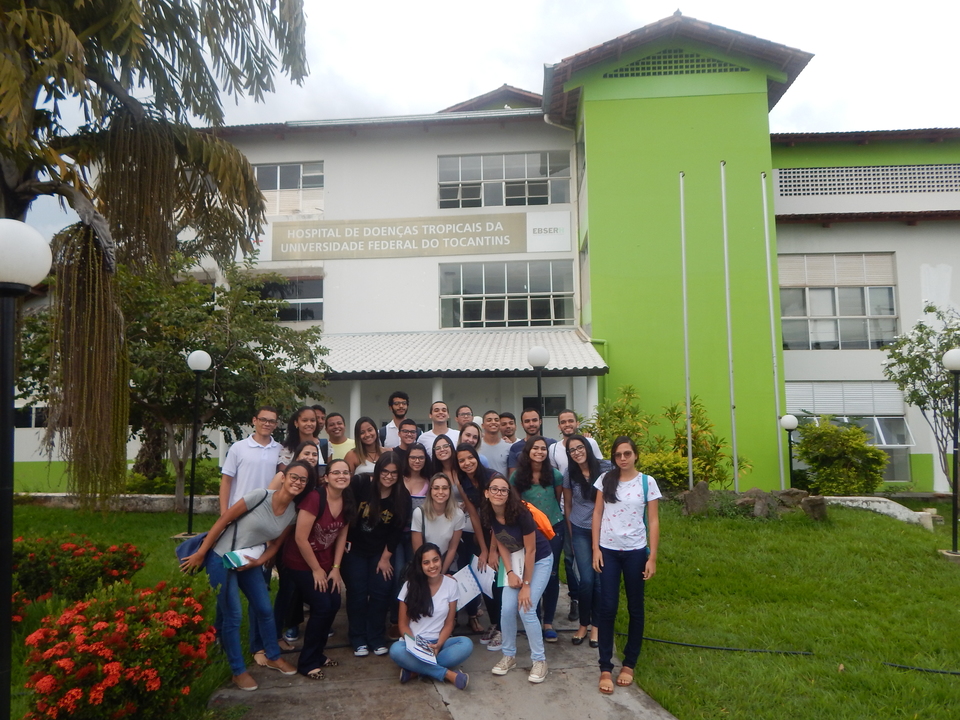 Hospital Universitário da UFT realiza integração com primeiros alunos de medicina do Câmpus de Araguaína. Foto: Daianni Pereira