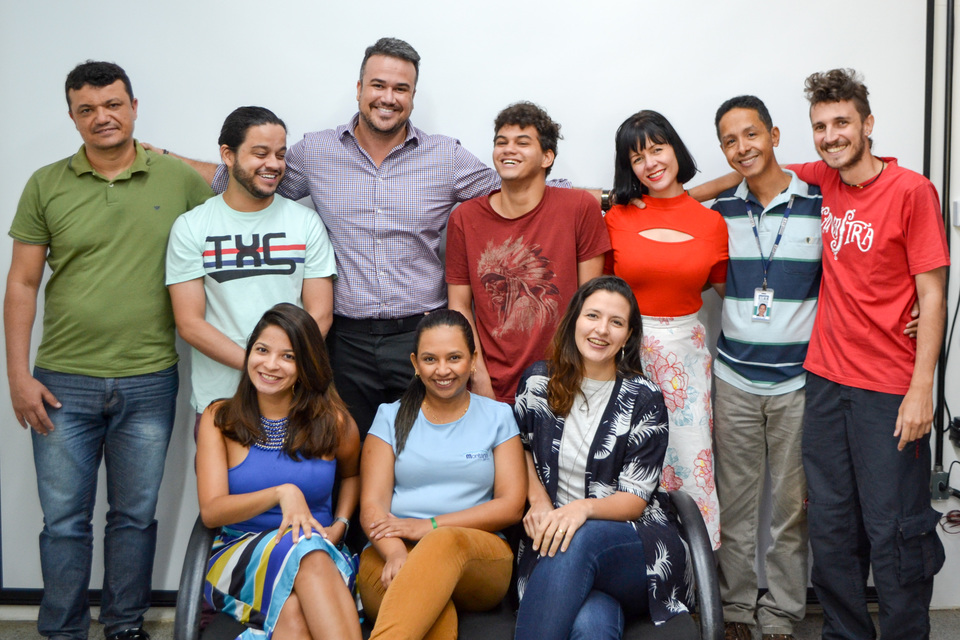 Parte da equipe da Sucom (Foto: Raissa Marinho)