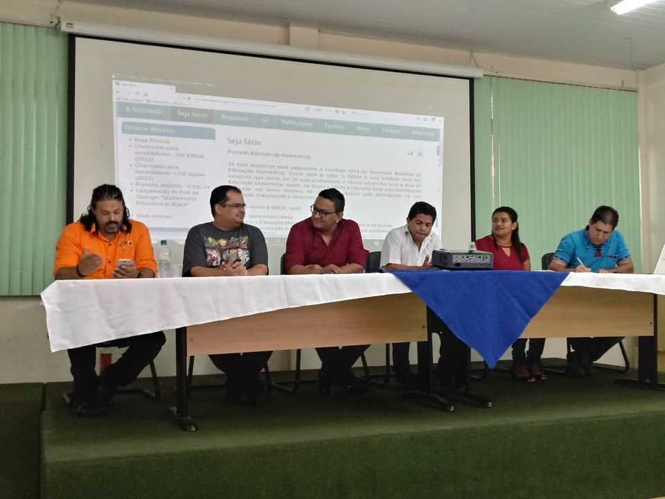 Mesa de abertura do evento de criação da regional da Sbem no Tocantins (Foto: Divulgação)