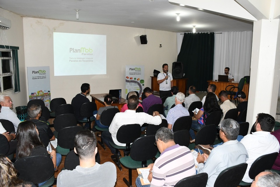 Audiência Pública de Lançamento do Plano de Mobilidade Urbana e Sustentável de Paraíso do Tocantins