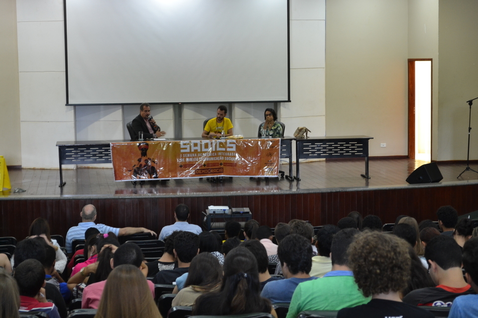 Primeiro evento da Sadics realizado no ano de 2014 na UFT (Foto:Primeira Sadics ocorrida no ano de 2014 na UFT  (Foto: Vitória Drechsler/Arquivo Dicom)