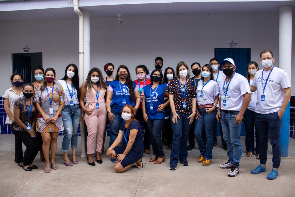 Participantes do curso de extensão e equipe da Central Qualitopama em Imperatriz (Foto: Divulgação Qualitopama)