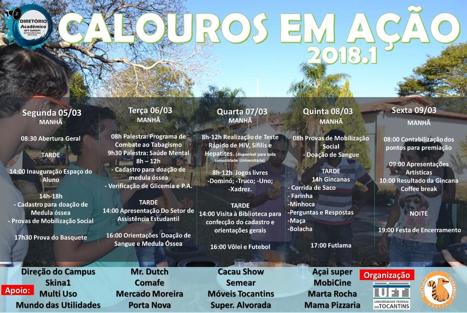 Programação - Calouros em Ação 2018