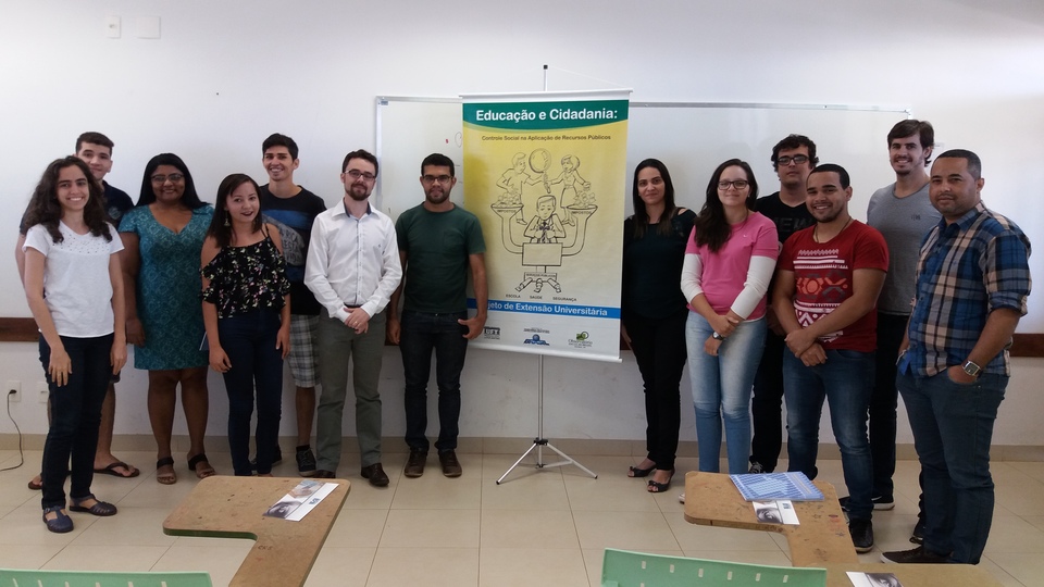 Oficina do projeto Educação e Cidadania: Controle Social na Aplicação de Recursos Públicos Foto Divulgação