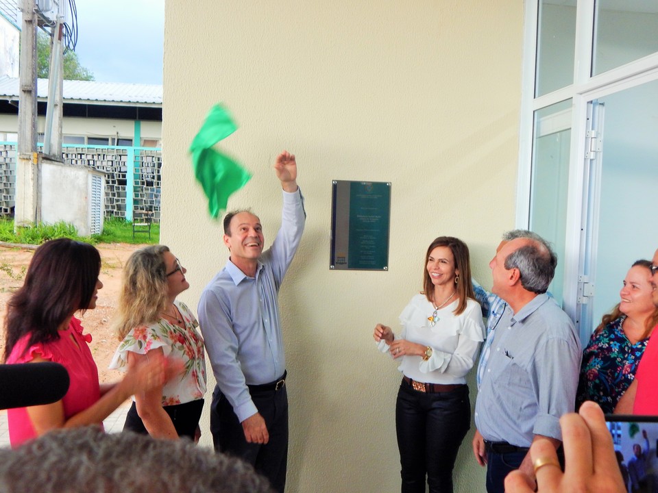 Inauguração da biblioteca do EMVZ (Foto: Daianni Parreira)