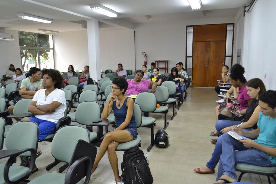 Assembleia da Assistência Estudantil em Miracema ocorreu no auditório do Câmpus (Foto: Rodrigo Mamédio/Divulgação)