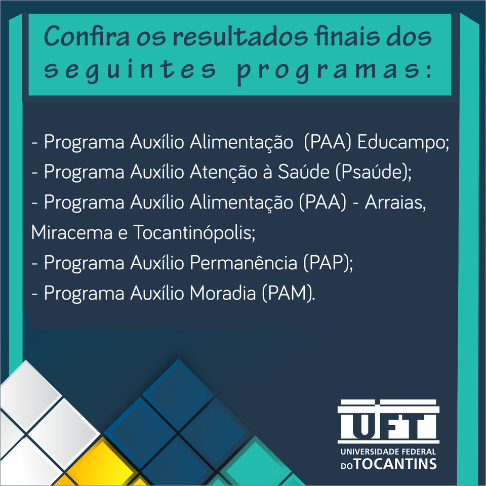 Banner resultados finais de auxílios estudantis.png (Arte: Job/Sucom)