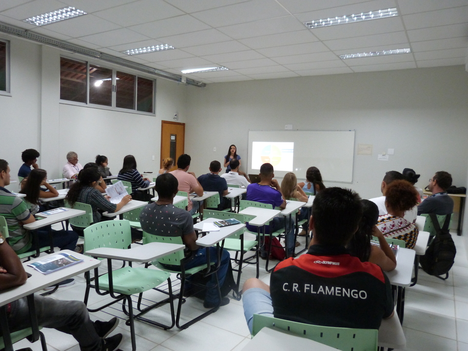 Recepção aos calouros no dia 06 de junho Foto Divulgação Hareli Cecchin.