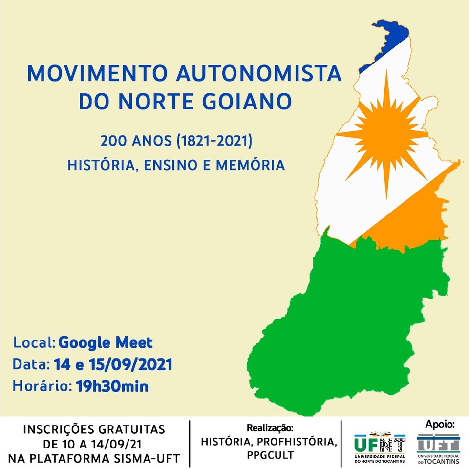 Convite para evento em alusão aos 200 anos do movimento separatista