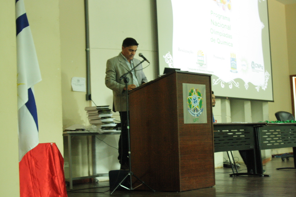 Professor do curso de Química da UFT, José Expedito Cavalcante. Foto_ Paulo Teodoro 